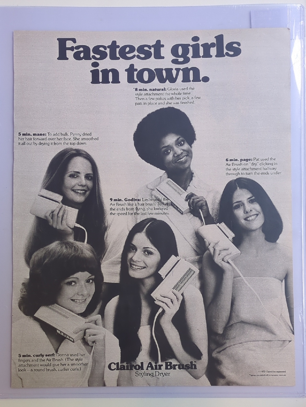 Vintage 1972 Ad, Hair Dryer Clairol, Olga Bra Intimates Print Seventeen Magazine
